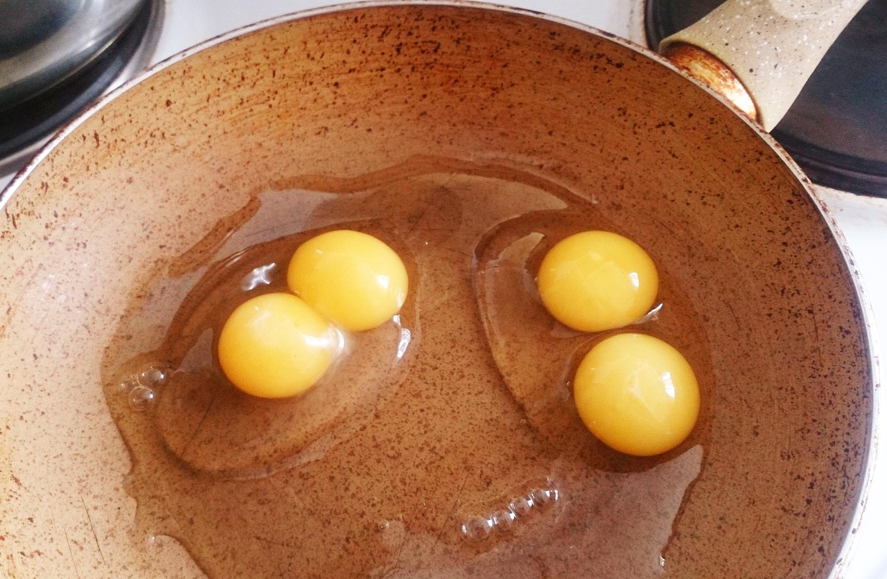 Double Egg Yolks Pan Cooking Free photo on Pixabay Pixabay