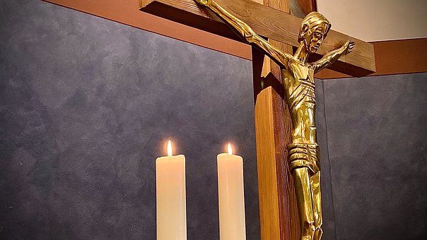 Kryss, Alter, Religion, Tro, Be, Jesus
