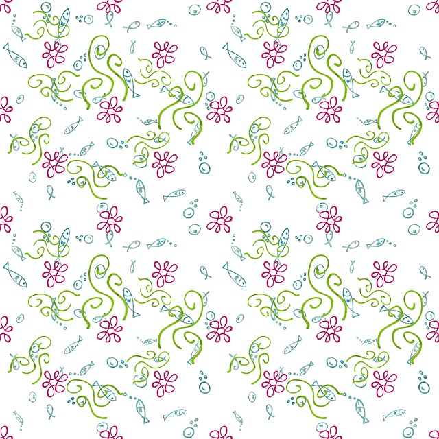 Free fish sea blue illustration