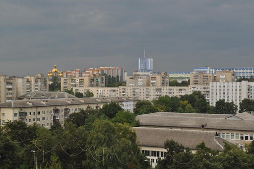 Panorama, Bybillede, By, Bygninger