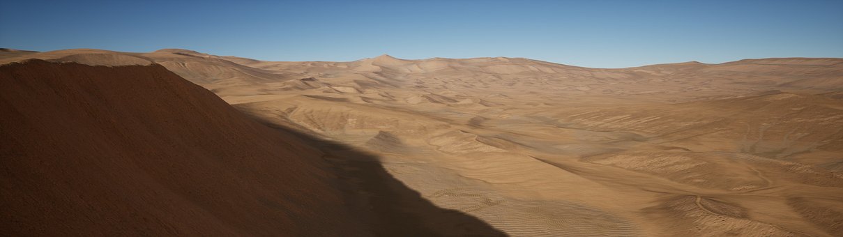 Peisaj, Deşert, Nisip, Dune, A Ras La