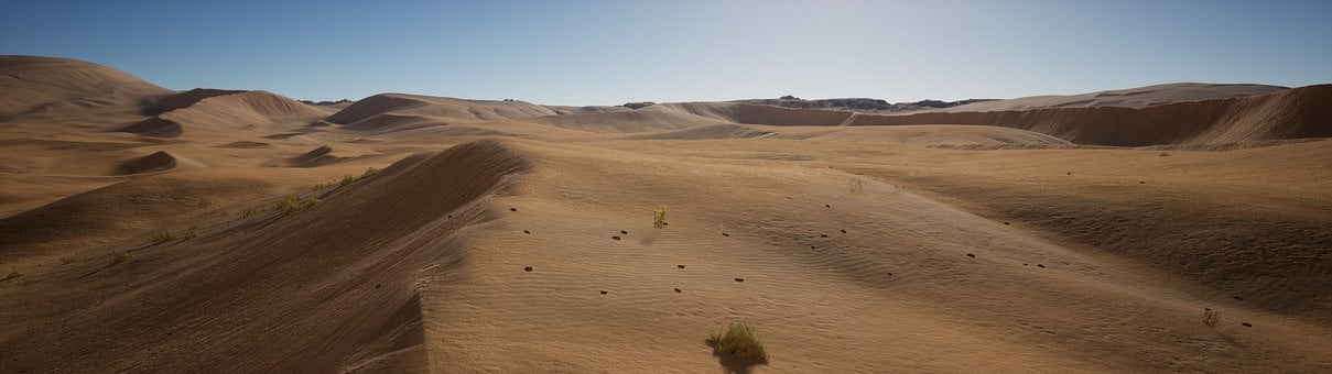 Peisaj, Deşert, Nisip, Dune, A Ras La