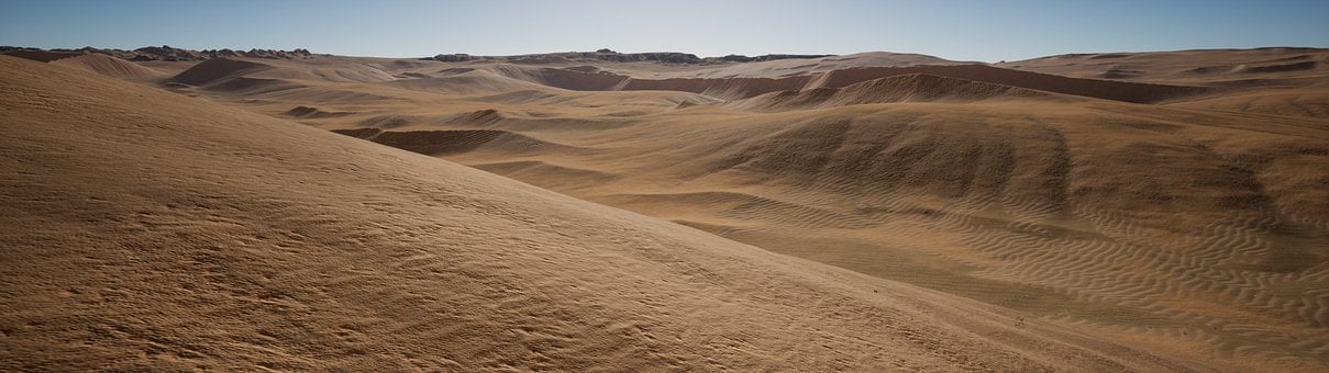 Peisaj, Deşert, Nisip, Dune, A Ras La