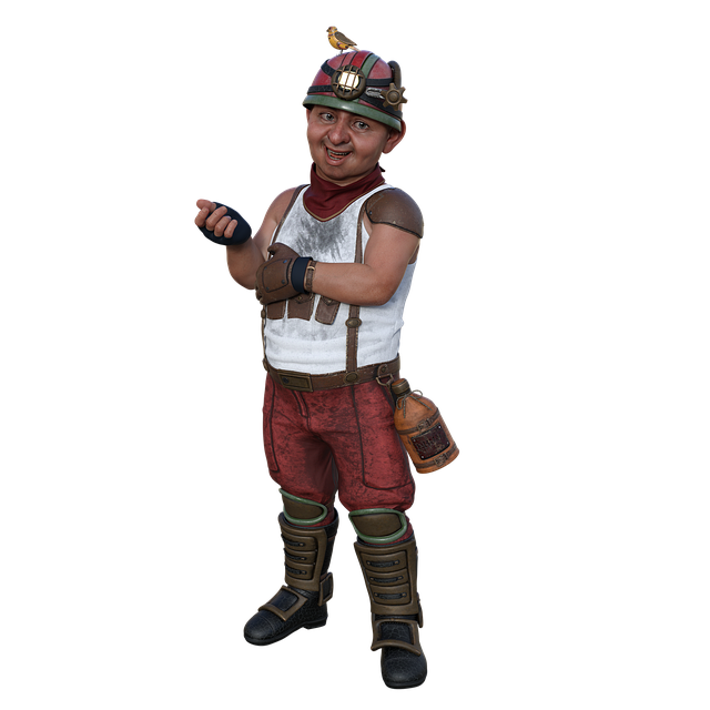 Bergmann, Mann, 3D-Rendering, Männlich