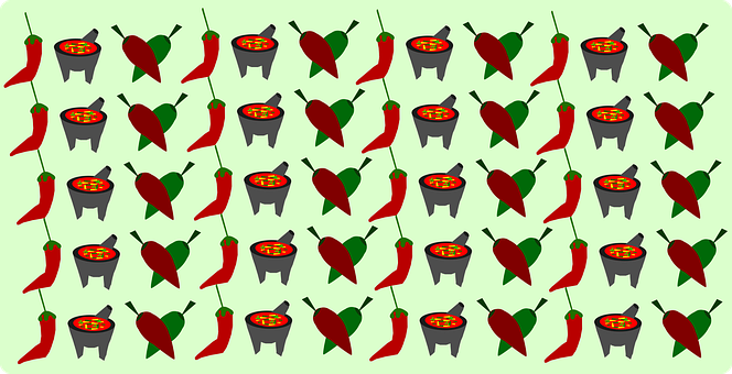 Chile, Picante, Guajillo, Molcajete