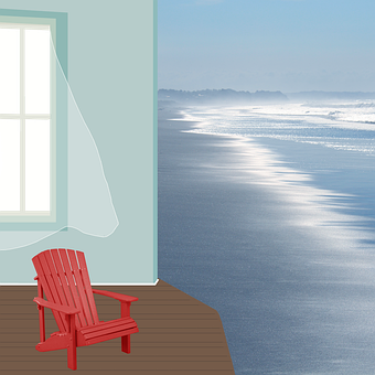 Free Chair Sea illustration and picture