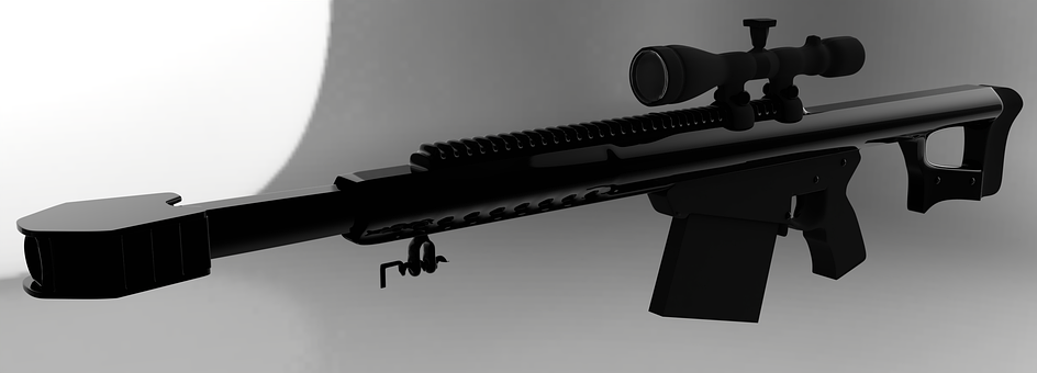 Barret, M95, 50Cal, 3D