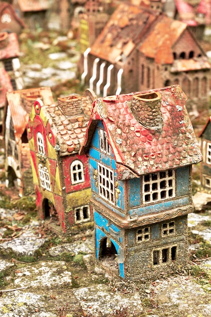 Stadt, Straße, Haus, Konstruktion, Toy