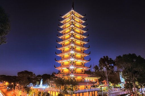 Free Pagoda Longexposure photo and picture