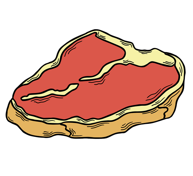 Free fillet steak meat illustration