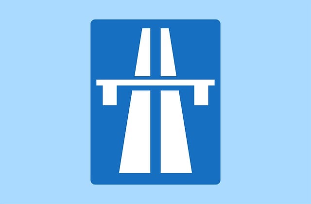 Download free HD stock image of Motorway Beginning Free motorway beginning sign illustration