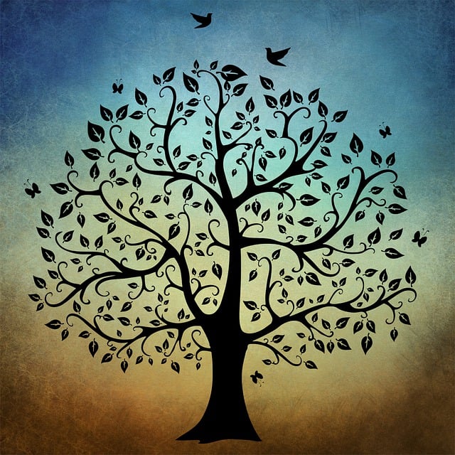 Free tree nature art illustration