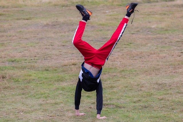 Free Handstand Boy photo and picture