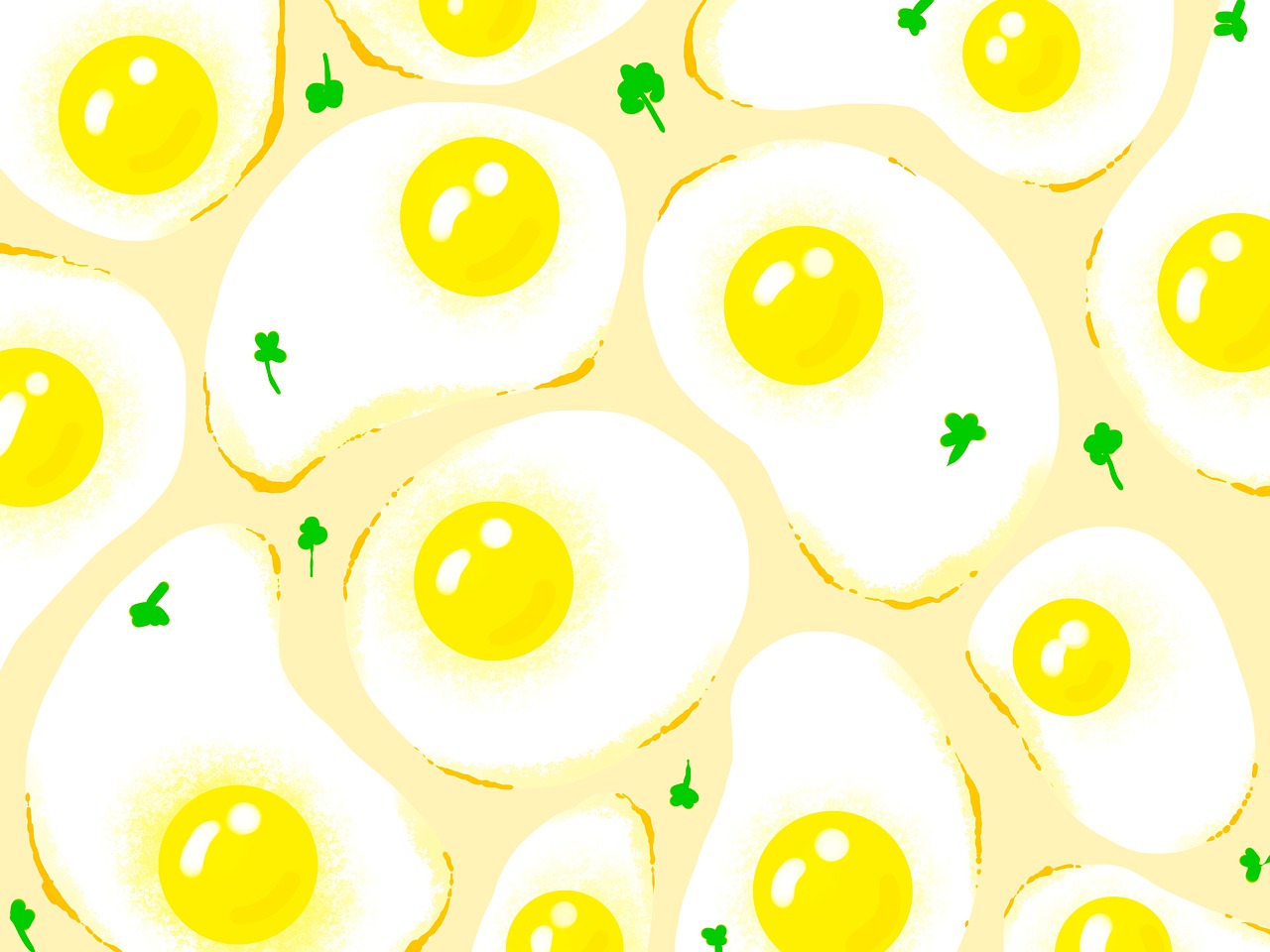 Download Egg, Pattern, Sunny Side Up. Royalty-Free Stock Illustration ...