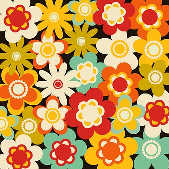 Free Floral Retro illustration and picture
