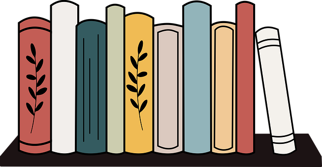 Free Books Library illustration and picture