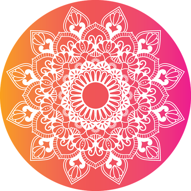 Free art mandala pattern illustration