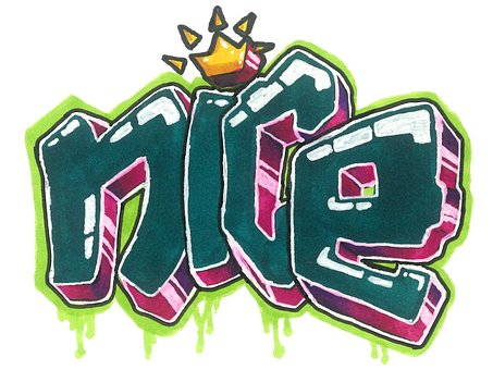 Grozav, Scrisori, Graffiti, Urban, Text