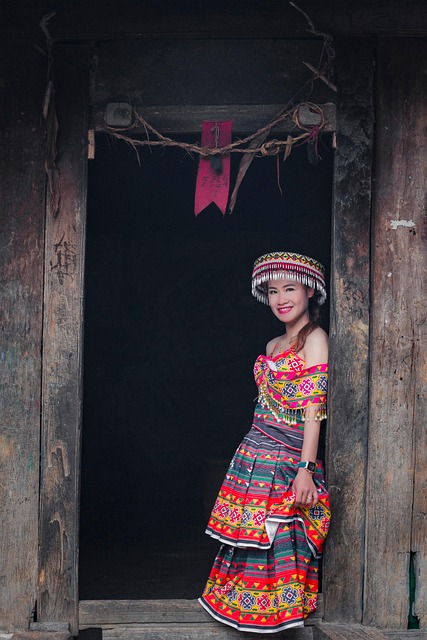 Mujer, Belleza, Tradicional, Niña