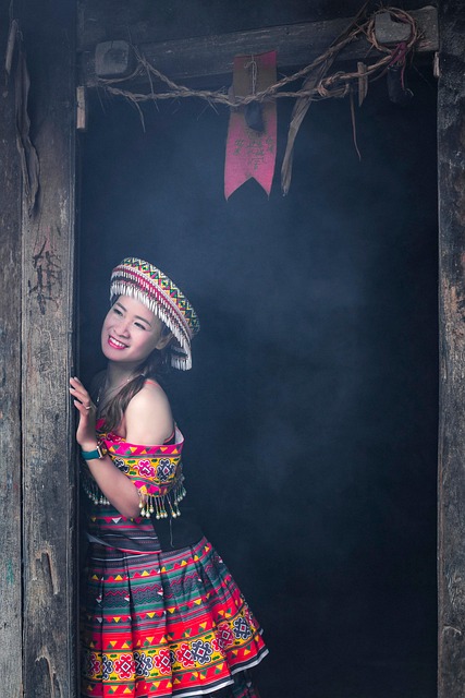 Mujer, Modelo, Retrato, Vestido Etnico