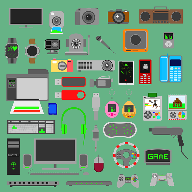 Free gadgets technology digital illustration