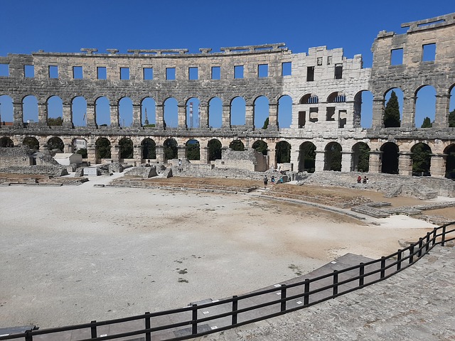 Colloseum, Pula, Kroatien, Arkitektur
