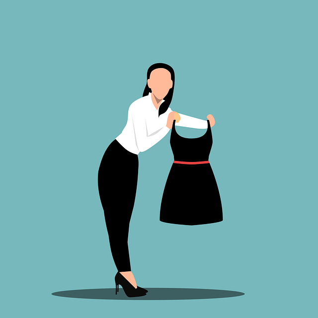 Free clothes woman dress illustration