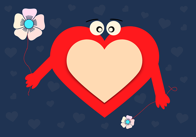 Free heart card spend vector