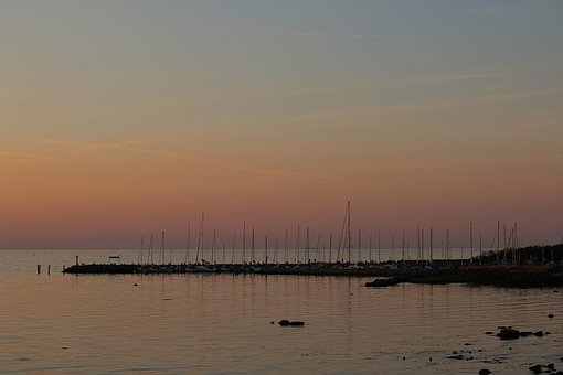 Free Sunset Sea photo and picture