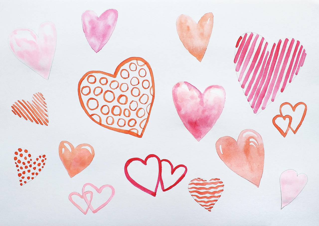 Hearts - free online jigsaw puzzle photo