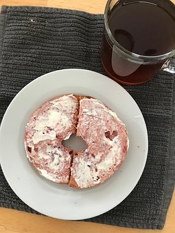 Free Heart Bagel photo and picture