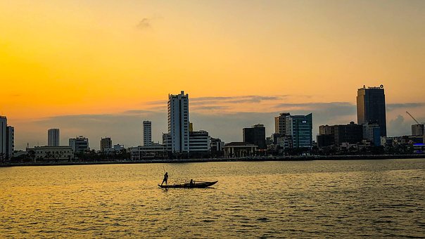 Free City Sunset photo and picture