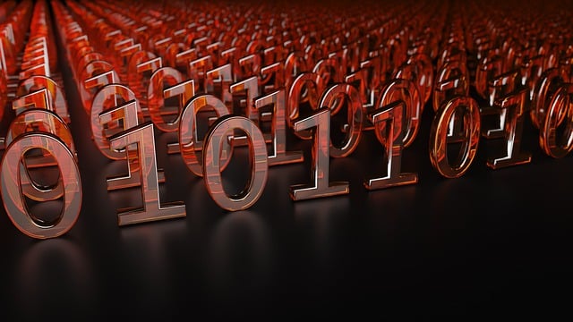 Free binary numbers binary system digital illustration