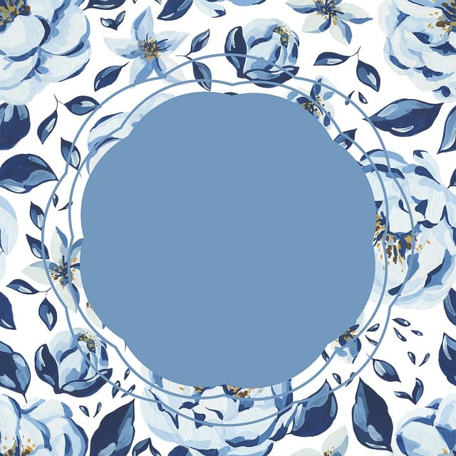 Free frame nature decorate vector