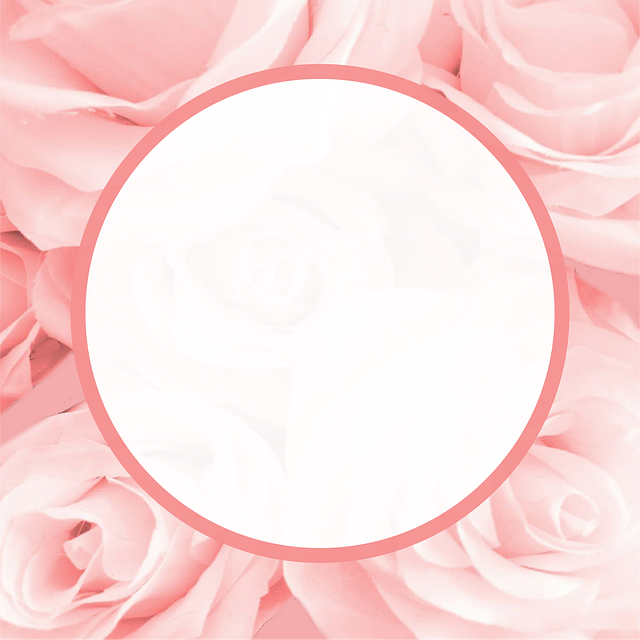 Free frame decorate beautiful flowers illustration