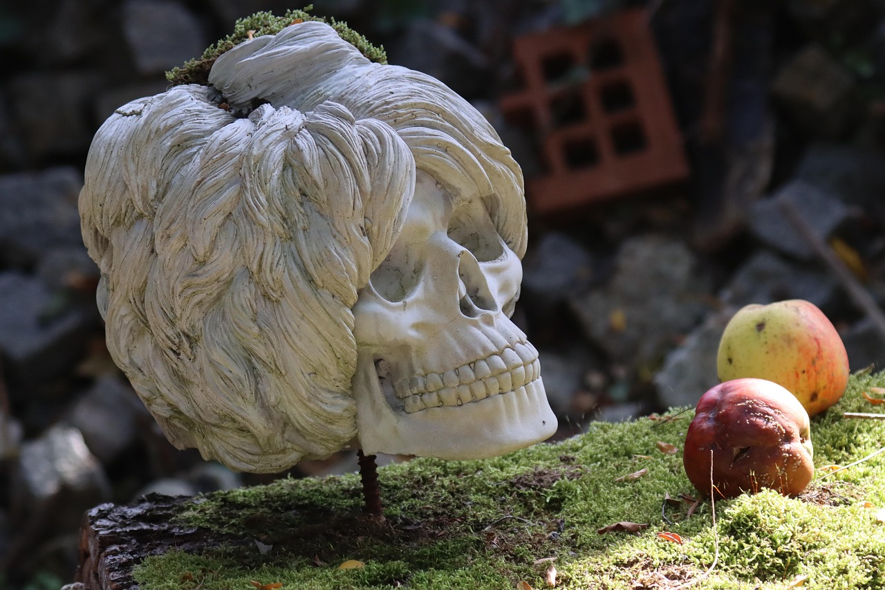Skull Sculpture - free online jigsaw puzzle photo