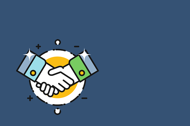 Free business agreement deal illustration