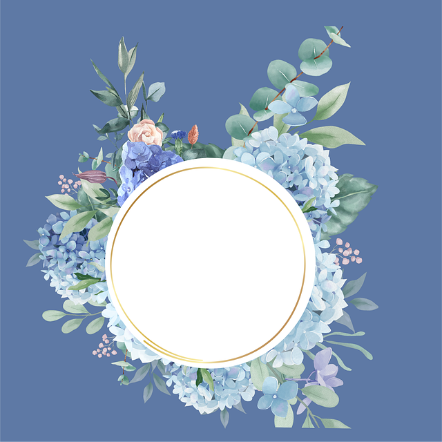 Free frame floral frame copy space vector