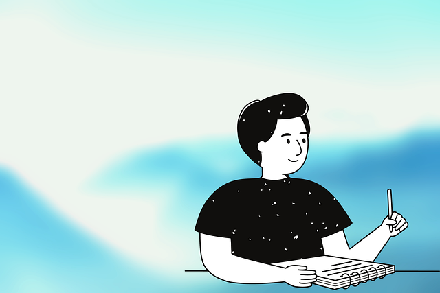 Download free HD stock image of Write Guy Free write guy pen illustration