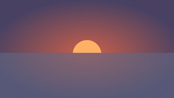 Free Sunset Outdoors illustration and picture