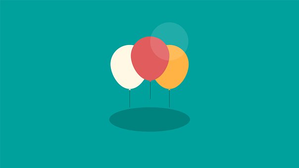 Free Balloons Background illustration and picture
