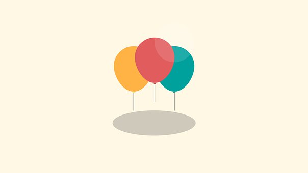 Free Balloons Background illustration and picture