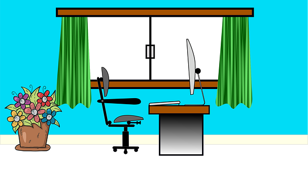 Free Office Computer vector and picture