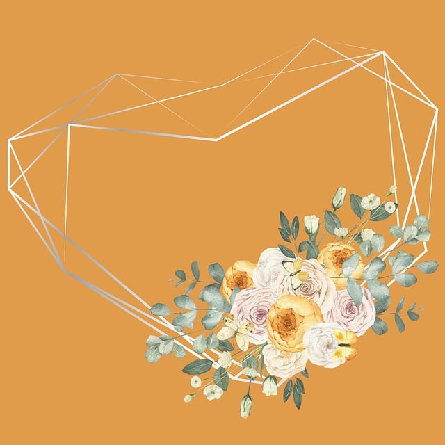 Free flowers frame background illustration