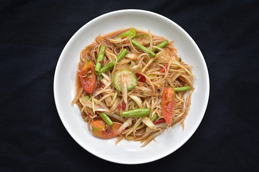 Free Green Papaya Salad Salad photo and picture