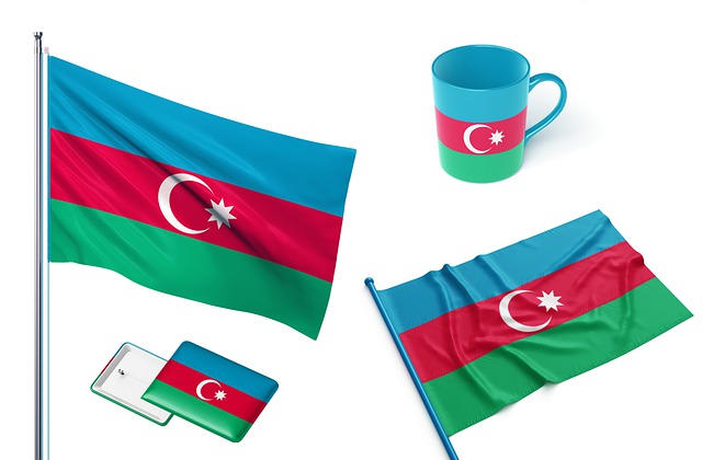 Free country azerbaijan flag illustration