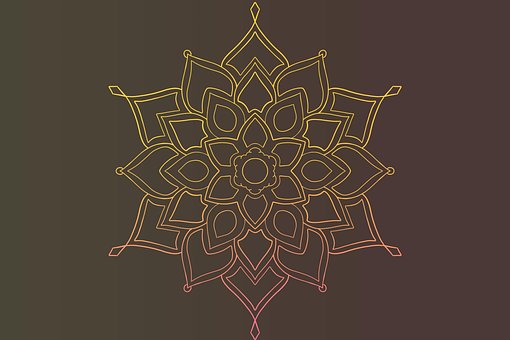 Kunst, Mandala, Mønster, Design