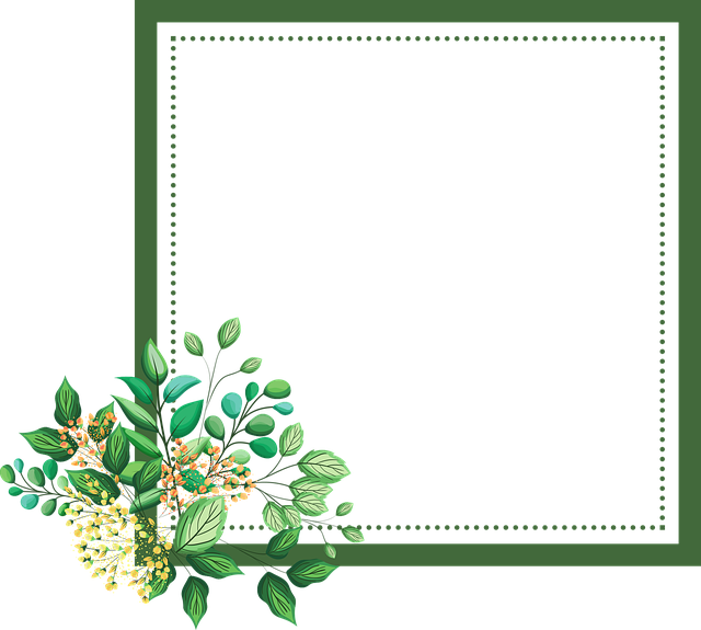 Free flower frame floral frame vector