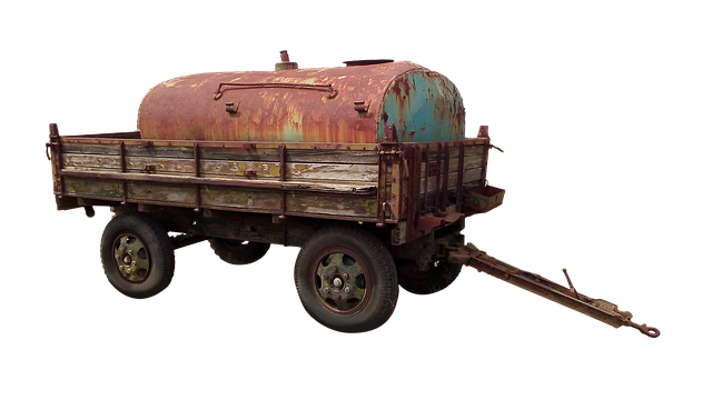 Free agricultural trailer rusty wagon an old rusty trailer illustration