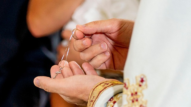 Free Greek Orthodox Christening Cross photo and picture